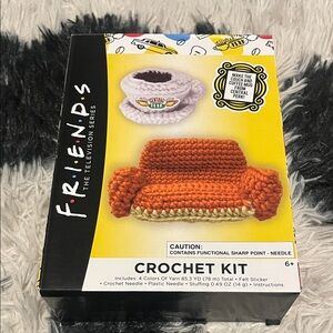 NIB Friends™ TV Series Central Perk Coffee Cup & Couch Crochet Kit